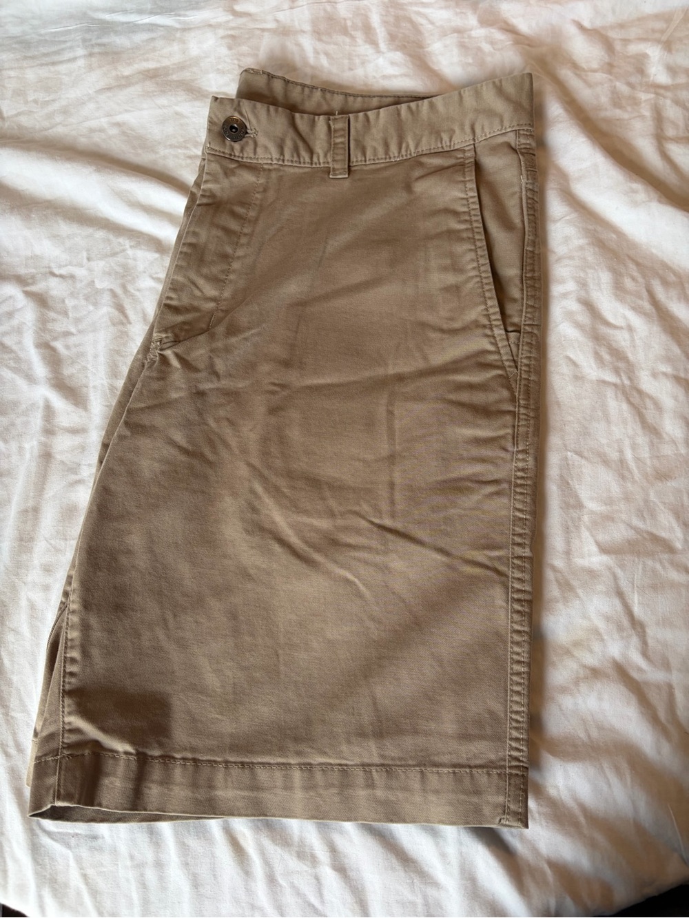 The North Face Tan Cotton Pants with Logo Tag